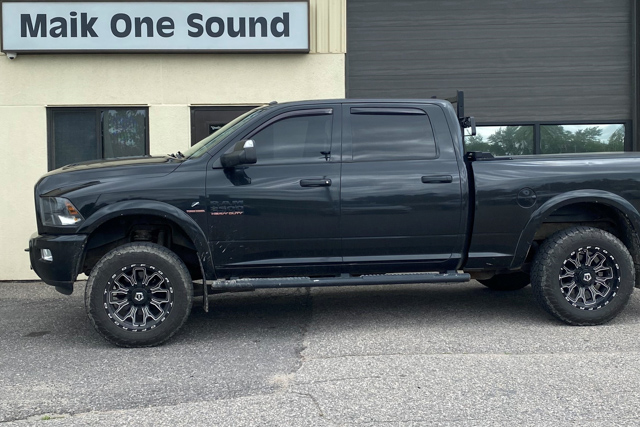 2021 RAM 2500 with premium ceramic film installation in North Bay